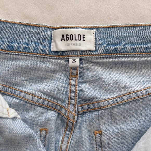 AGOLDE Riley High-waisted Cropped Jeans - Picture 10 of 11
